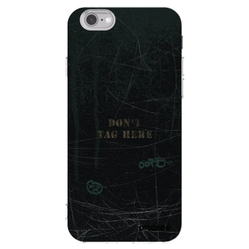 Picasee silikonový průhledný obal pro Apple iPhone 6/6S - DON´T TAG