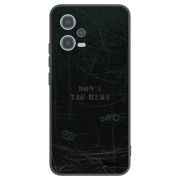 Picasee silikonový černý obal pro Xiaomi Redmi Note 12 5G - DON´T TAG