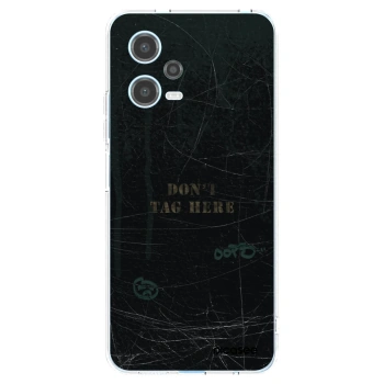 Picasee silikonový průhledný obal pro Xiaomi Redmi Note 12 5G - DON´T TAG