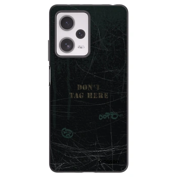 Picasee silikonový černý obal pro Xiaomi Redmi Note 12 Pro+ 5G - DON´T TAG
