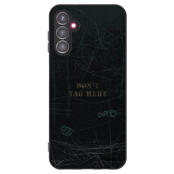 Picasee silikonový černý obal pro Samsung Galaxy A14 4G A145R - DON´T TAG