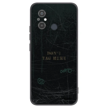 Picasee silikonový černý obal pro Xiaomi Redmi 12C - DON´T TAG