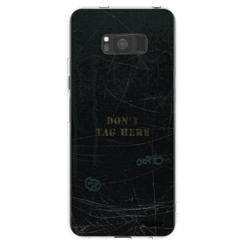 Picasee silikonový průhledný obal pro Samsung Galaxy S8 G950F - DON´T TAG