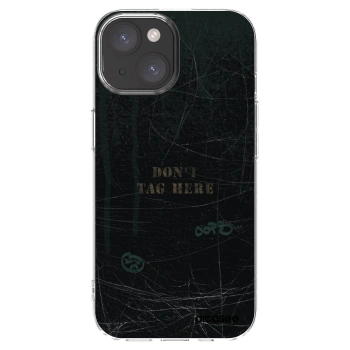 Picasee silikonový průhledný obal pro Apple iPhone 15 - DON´T TAG