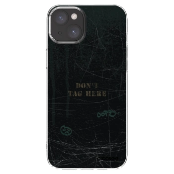 Picasee silikonový průhledný obal pro Apple iPhone 15 Plus - DON´T TAG