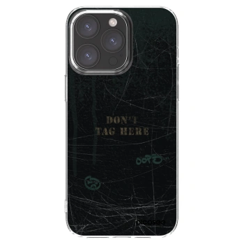 Picasee silikonový průhledný obal pro Apple iPhone 15 Pro Max - DON´T TAG