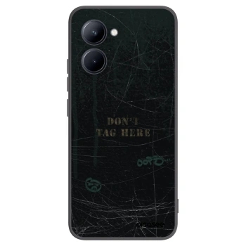 Picasee silikonový černý obal pro Realme C33 (2023) - DON´T TAG