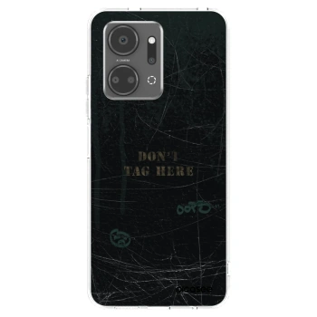 Picasee silikonový průhledný obal pro Honor X7a - DON´T TAG