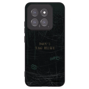 Picasee silikonový černý obal pro Xiaomi 14 - DON´T TAG