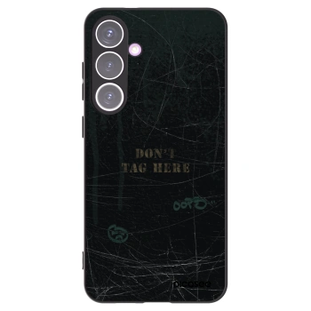 Picasee silikonový černý obal pro Samsung Galaxy S24+ S926B 5G - DON´T TAG