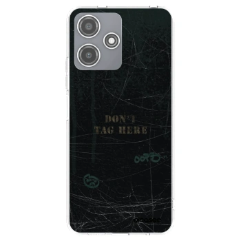 Picasee silikonový průhledný obal pro Xiaomi Redmi 12 5G - DON´T TAG