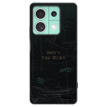 Picasee silikonový černý obal pro Xiaomi Redmi Note 13 5G - DON´T TAG