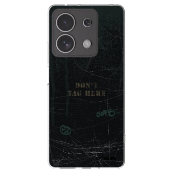 Picasee silikonový průhledný obal pro Xiaomi Redmi Note 13 4G - DON´T TAG