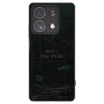 Picasee silikonový černý obal pro Xiaomi Redmi Note 13 Pro 4G - DON´T TAG