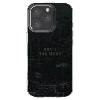 Picasee silikonový průhledný obal pro Apple iPhone 16 Pro - DON´T TAG