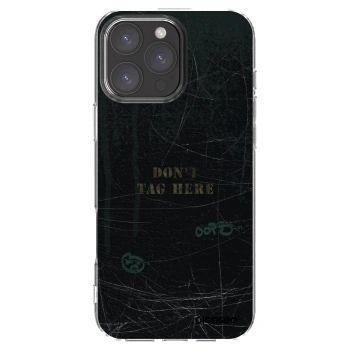 Picasee silikonový průhledný obal pro Apple iPhone 16 Pro Max - DON´T TAG