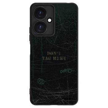 Picasee silikonový černý obal pro Xiaomi Redmi 13C 5G - DON´T TAG