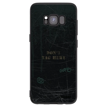 Picasee silikonový černý obal pro Samsung Galaxy S8 G950F - DON´T TAG