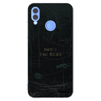 Picasee silikonový průhledný obal pro Honor 10 Lite - DON´T TAG