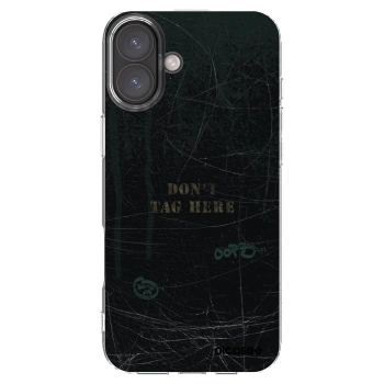 Picasee silikonový průhledný obal pro Apple iPhone 16 Plus - DON´T TAG