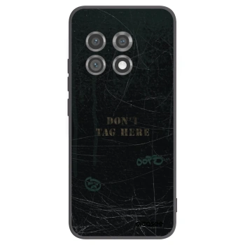 Picasee silikonový černý obal pro OnePlus 11 5G - DON´T TAG