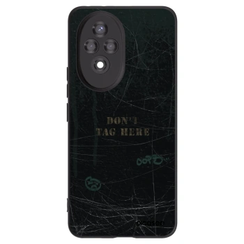 Picasee silikonový černý obal pro Honor 200 Pro 5G - DON´T TAG