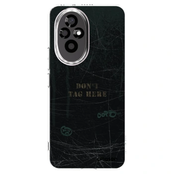 Picasee silikonový průhledný obal pro Honor 200 Pro 5G - DON´T TAG