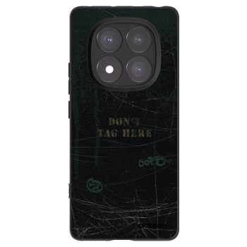 Picasee silikonový černý obal pro Xiaomi Redmi Note 14 Pro+ 5G - DON´T TAG
