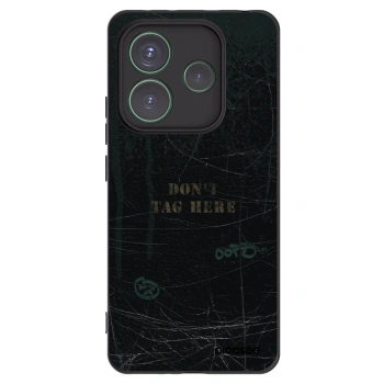 Picasee silikonový černý obal pro Xiaomi Redmi Note 14 5G - DON´T TAG