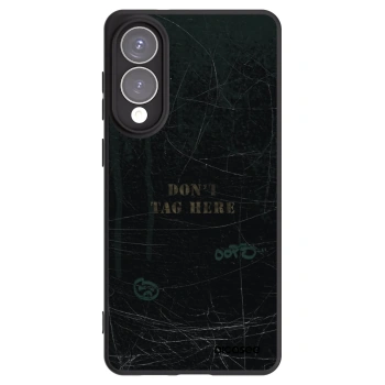Picasee silikonový černý obal pro Samsung Galaxy S25 Edge 5G - DON´T TAG