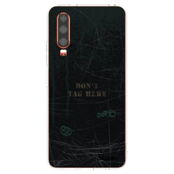 Picasee silikonový průhledný obal pro Huawei P30 - DON´T TAG