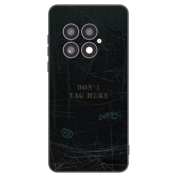 Picasee silikonový černý obal pro OnePlus 13 5G - DON´T TAG