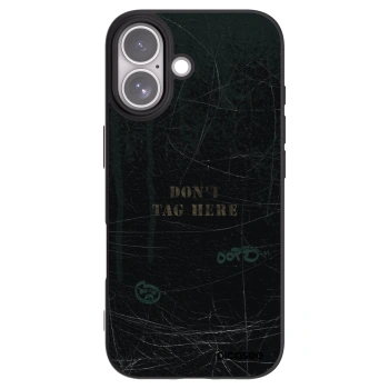Picasee silikonový černý obal pro Apple iPhone 17 - DON´T TAG