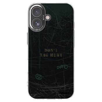 Picasee silikonový průhledný obal pro Apple iPhone 17 - DON´T TAG