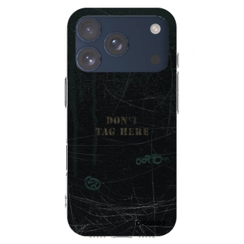 Picasee silikonový průhledný obal pro Apple iPhone 17 Pro - DON´T TAG