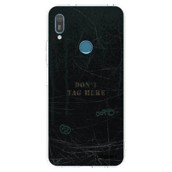 Picasee silikonový průhledný obal pro Huawei Y6 2019 - DON´T TAG