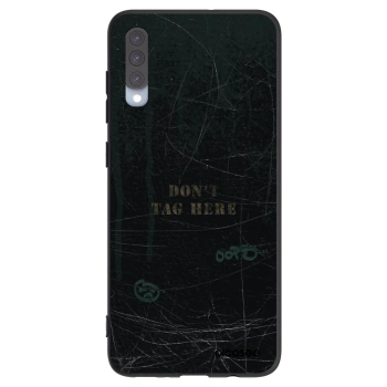 Picasee silikonový černý obal pro Samsung Galaxy A70 A705F - DON´T TAG