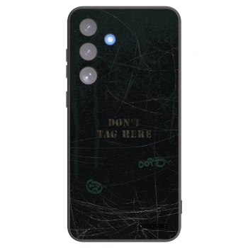 Picasee silikonový černý obal pro Samsung Galaxy S25 FE 5G - DON´T TAG