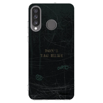Picasee silikonový průhledný obal pro Huawei P30 Lite - DON´T TAG