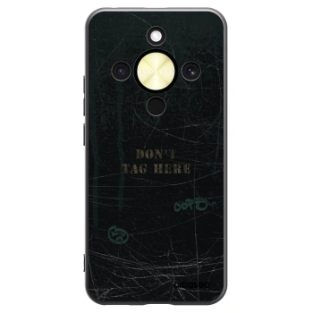 Picasee silikonový černý obal pro Honor Magic8 Lite 5G - DON´T TAG