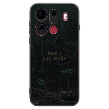 Picasee silikonový černý obal pro OPPO Find X9 Pro - DON´T TAG