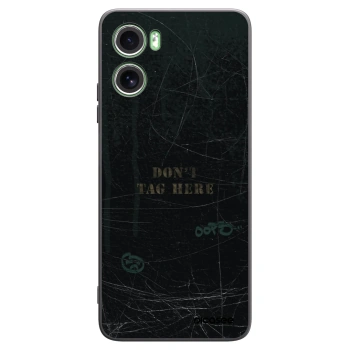 Picasee silikonový černý obal pro Motorola Moto G06 - DON´T TAG