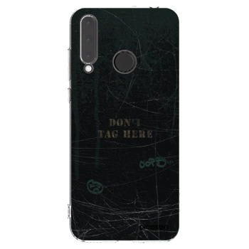 Picasee silikonový průhledný obal pro Honor 20 Lite - DON´T TAG