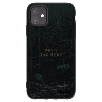 Picasee silikonový černý obal pro Apple iPhone 11 - DON´T TAG
