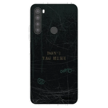 Picasee silikonový průhledný obal pro Xiaomi Redmi Note 8 - DON´T TAG