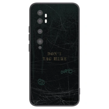 Picasee silikonový černý obal pro Xiaomi Mi Note 10 (Pro) - DON´T TAG