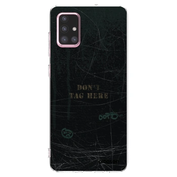Picasee silikonový průhledný obal pro Samsung Galaxy A71 A715F - DON´T TAG