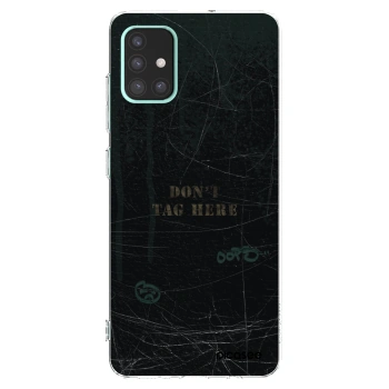 Picasee silikonový průhledný obal pro Samsung Galaxy A51 A515F - DON´T TAG