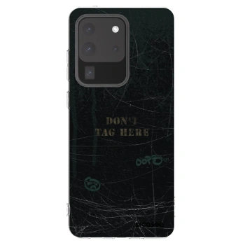 Picasee silikonový průhledný obal pro Samsung Galaxy S20 Ultra 5G G988F - DON´T TAG