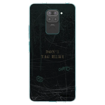 Picasee silikonový černý obal pro Xiaomi Redmi Note 9 - DON´T TAG